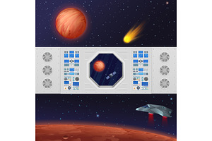 Galaxy Space Horisontal Banners