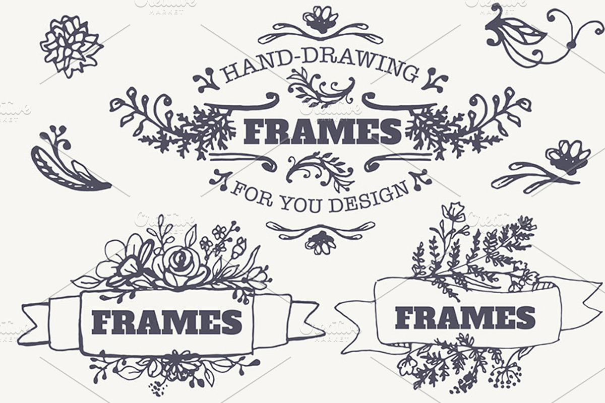 *50* SPRING FRAMES, a Decorative Illustration by ARSCOR (Photo 3 of 9)
