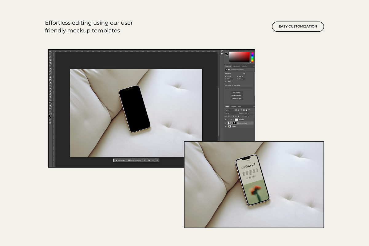 iPhone Mockup PSD | 03 | Soft Life, an iPhone Mockup by Artfullyours (Photo 3 of 4)