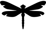 20 Dragonfly Silhouette Mega, an Object Graphic by Designer_Momina (Thumbnail 16 of 19)
