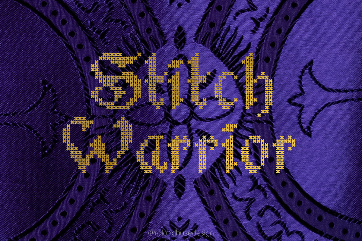 Stitch Warrior Font preview 3