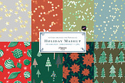 Holiday Mashup Pattern & Stamp Brush, a Brush Add-On by JSquarePresents (Thumbnail 4 of 11)