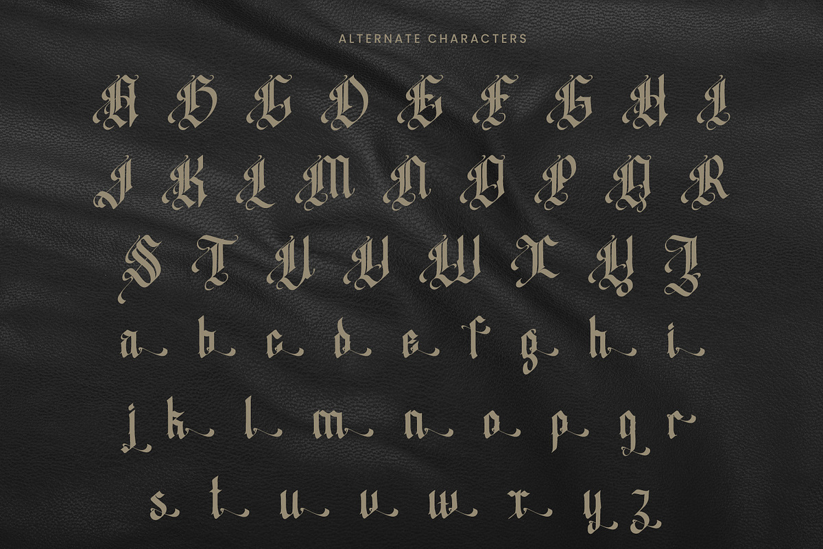 Moctavo - Blackletter Gothic Font, a Blackletter Font by Randi Irvan | Rvandtype (Photo 11 of 11)