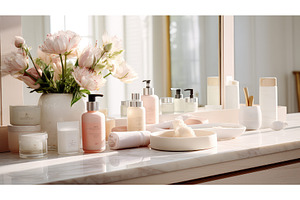 modern table product background ai, an Industrial Photo by pikepicture