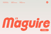 CS Maguire Pixel, a Sans Serif Font by Craft Supply Co. (Thumbnail 1 of 8)