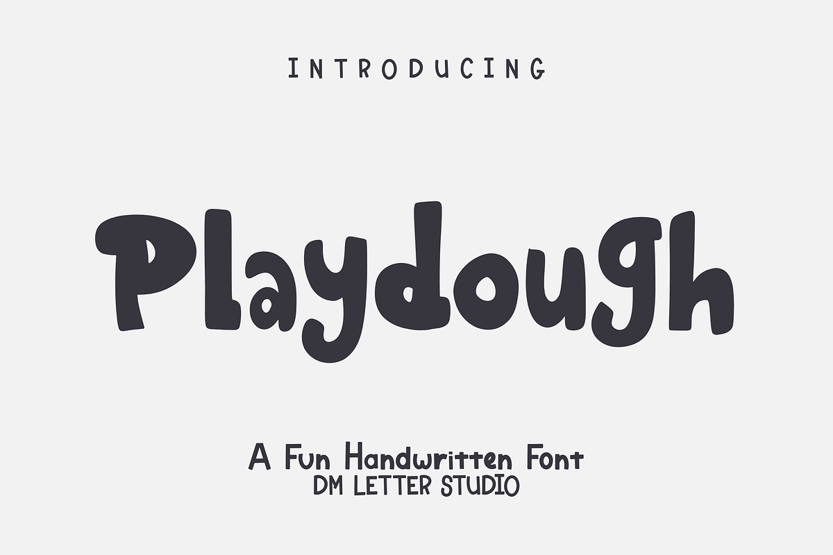 Playdough, a Script Font by Dm Studio (Photo 1 of 10)
