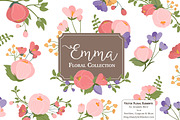 Wildflower Clipart & Vectors, an Illustration by Amanda Ilkov (Thumbnail 1 of 3)