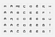 Carbon - Square font, a Font by SelfBuild Type (Thumbnail 8 of 15)