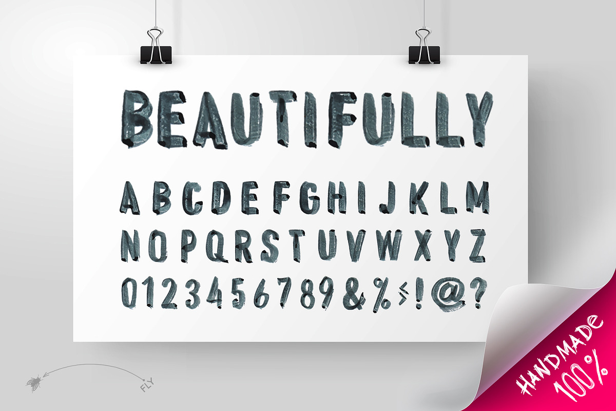 Brushpen Font preview 2