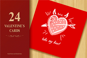 Valentine`s Day Greeting Cards