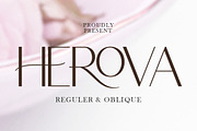 HEROVA, a Serif Font by Gatype (Thumbnail 1 of 13)