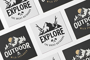 Mountain Adventure Logo Bundle, an Illustration by Tekuni (Thumbnail 4 of 16)