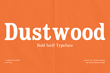 Dustwood Bold Serif Typeface