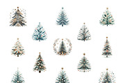 Boho Christmas Tree, a Decorative Illustration by Vasmila (Thumbnail 3 of 5)
