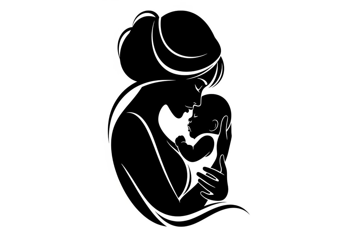 50 Mother and Baby Silhouette Bundle, an Illustration by Creativeshirt (Photo 42 of 48)