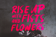 SAY | TEXTURED BRUSH FONT, a Font by Sammy's Illustration (Thumbnail 3 of 7)