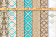Elegant seamless ornamental patterns, a Pattern Graphic by ExpressShop (Thumbnail 1 of 5)
