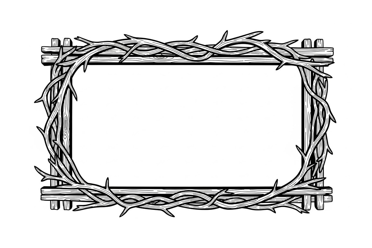 Rustic Rectangle Frame Bundle, an Illustration by Creativeshirt (Photo 27 of 51)