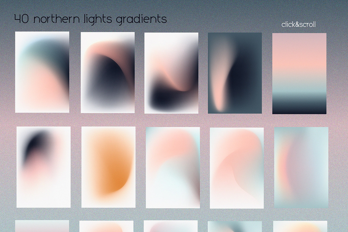 North gradient. Grainy texture, a Texture Illustration by EasyArt