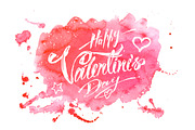 Happy Valentine's Day! Watercolor, a Decorative Illustration by Margo Miller (Thumbnail 2 of 22)
