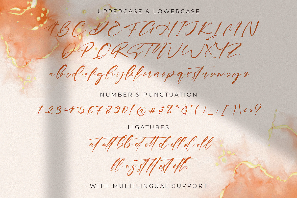 Angelina Rachmi - Calligraphy Font, a Script Font by StringLabs (Photo 11 of 12)