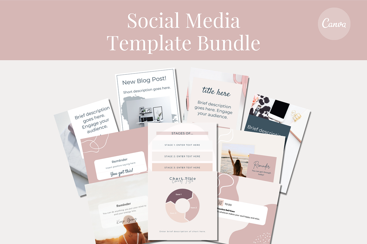 Website Template & Branding Bundle, a Websites & App Template by Joanna Lane Designs (Photo 3 of 7)