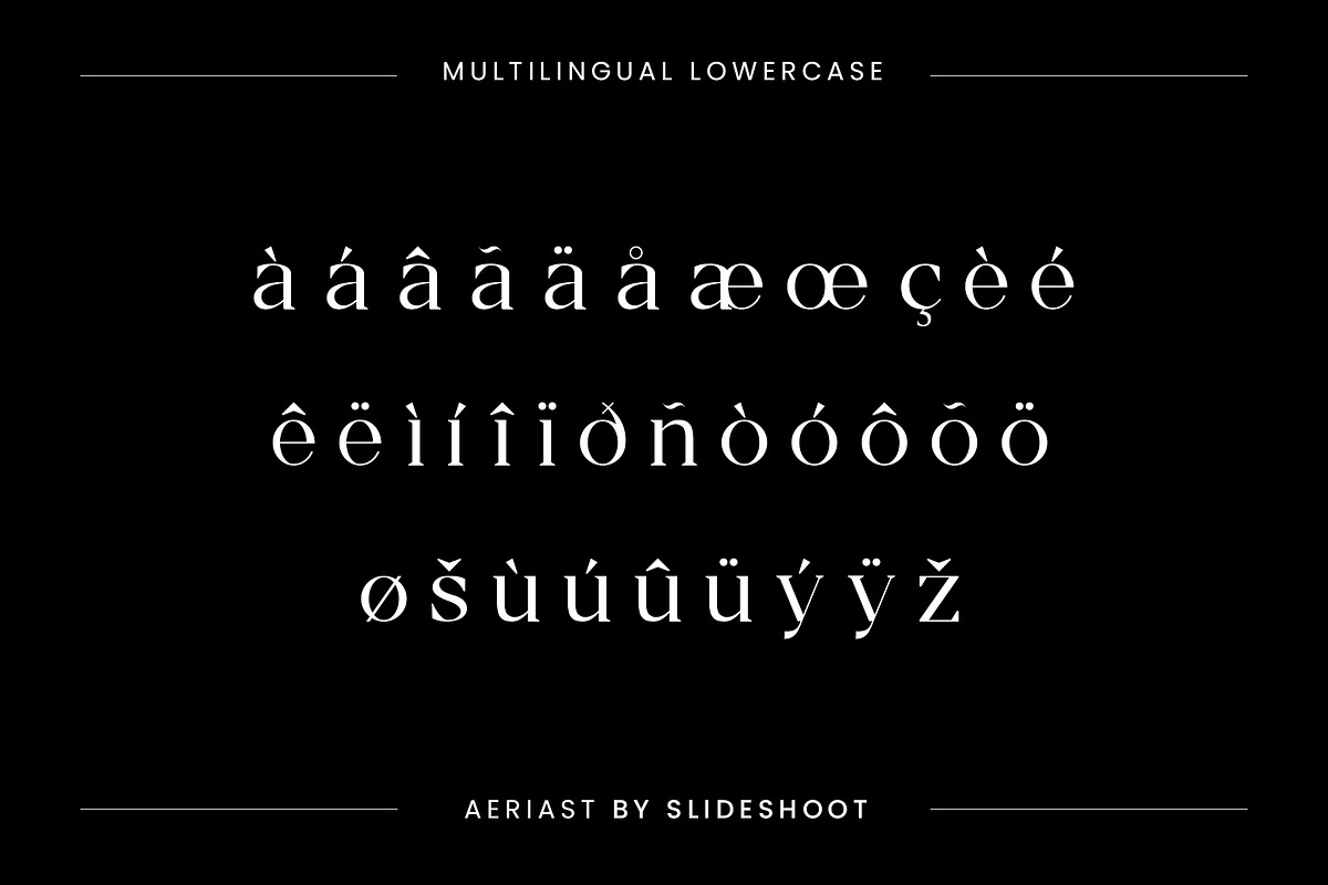 Aeriast Serif Font, a Serif Font by Idea Studio (Photo 9 of 12)