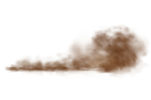 Sand cloud. Dust cloud, desert, an Illustration by Frogella