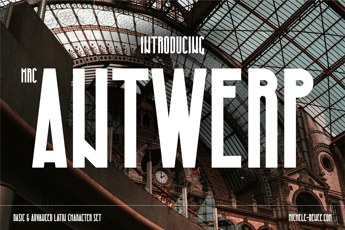 MRC Antwerp, a Font by Michèle's Creative Space (Photo 1 of 8)