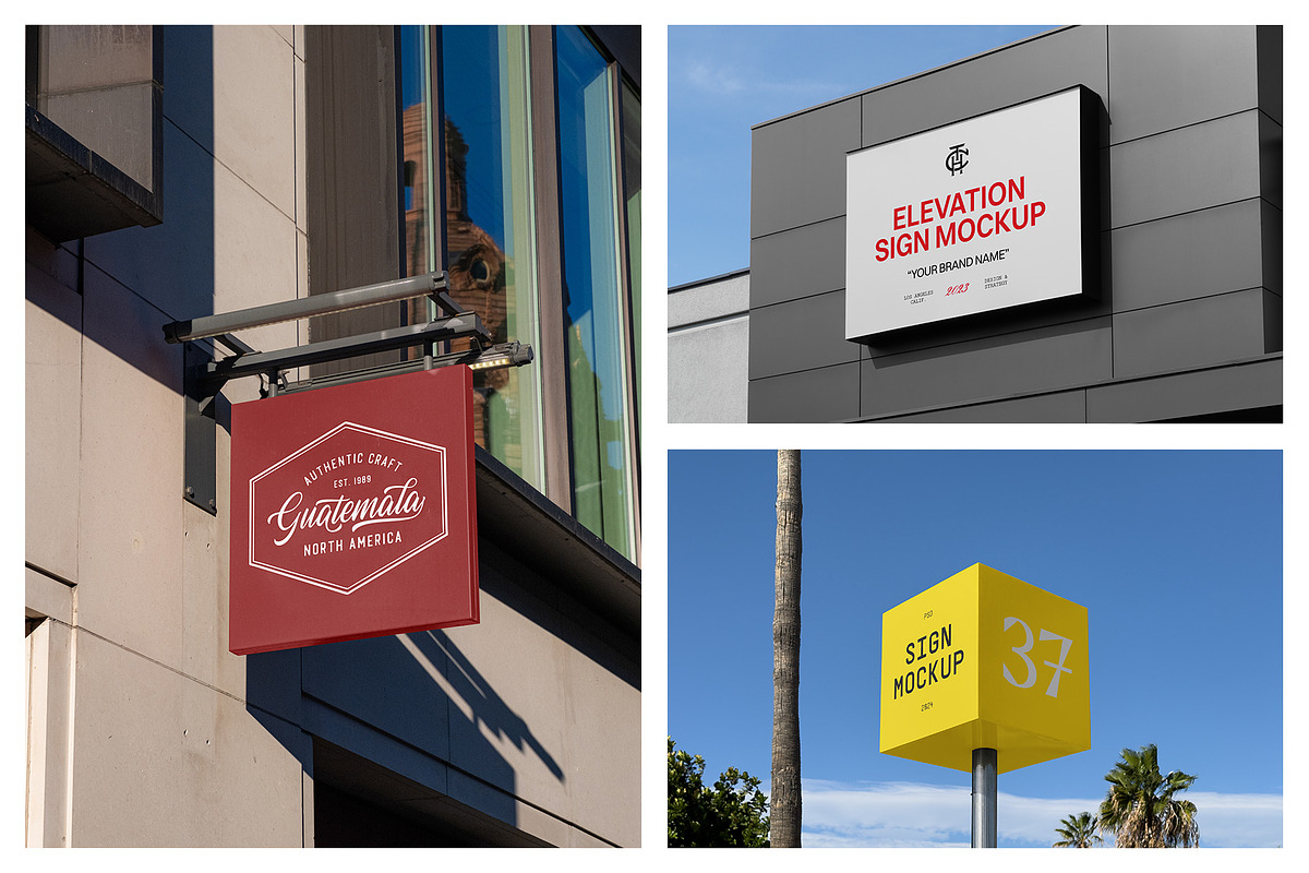 Signage Mockups vol.4 - Flag Mockups, an Advertising Mockup by MockupForest (Photo 6 of 10)