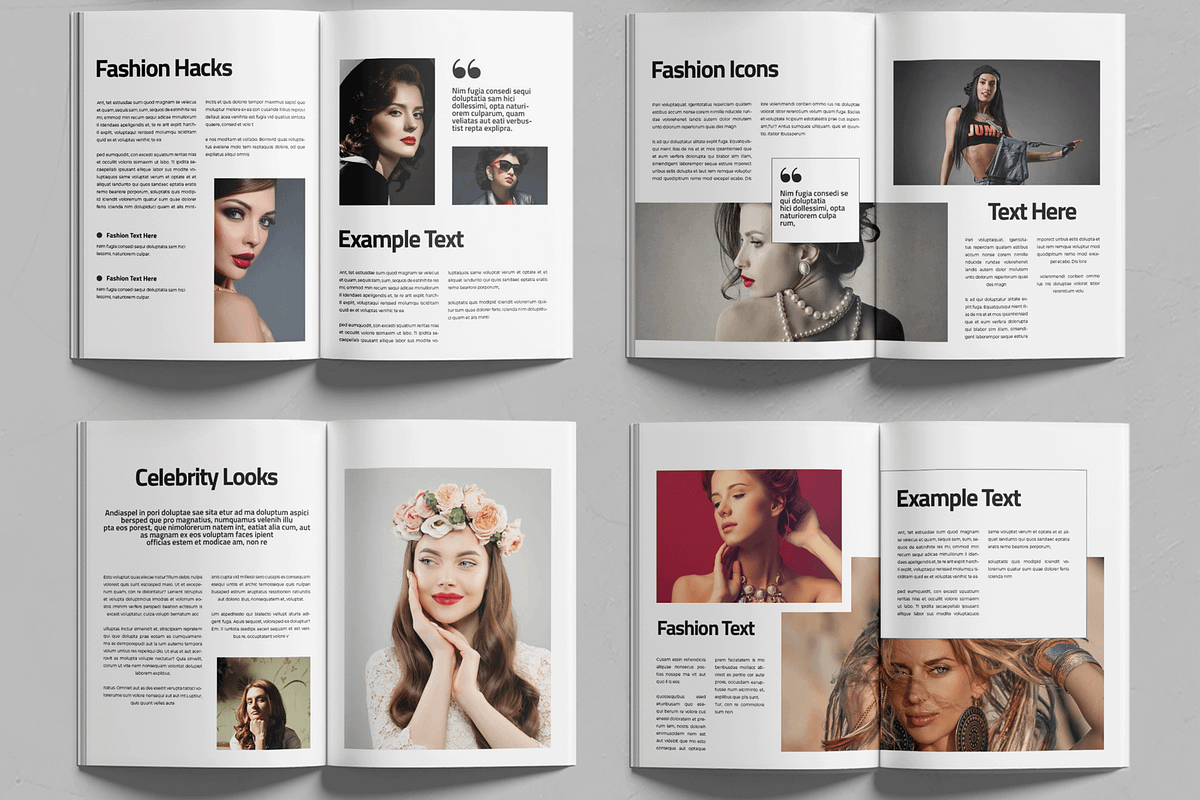 Fashion Magazine, a Magazine Template by MightyDesign (Photo 3 of 6)