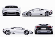 Super Performance Sport Coupe Set, an Advertising Mockup by Halal Graphic Studio (Thumbnail 11 of 12)