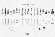 WATERCOLOR XMAS TREE BUNDLE, an Illustration by KruthDesign (Thumbnail 2 of 9)