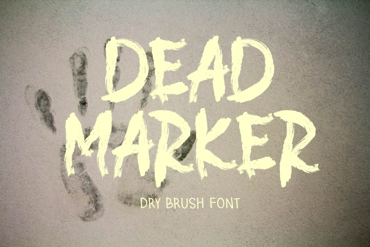 DEAD MARKER, a Blackletter Font by AMINMARIO (Photo 1 of 6)