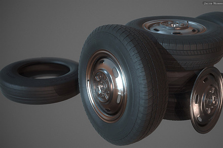 High Poly - Tires and Textures, a Cars & Vehicle 3D Model by PurePolygons
