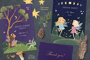 Magic forest and fairies, an Animal Illustration by Lesya Skripak (Thumbnail 3 of 9)