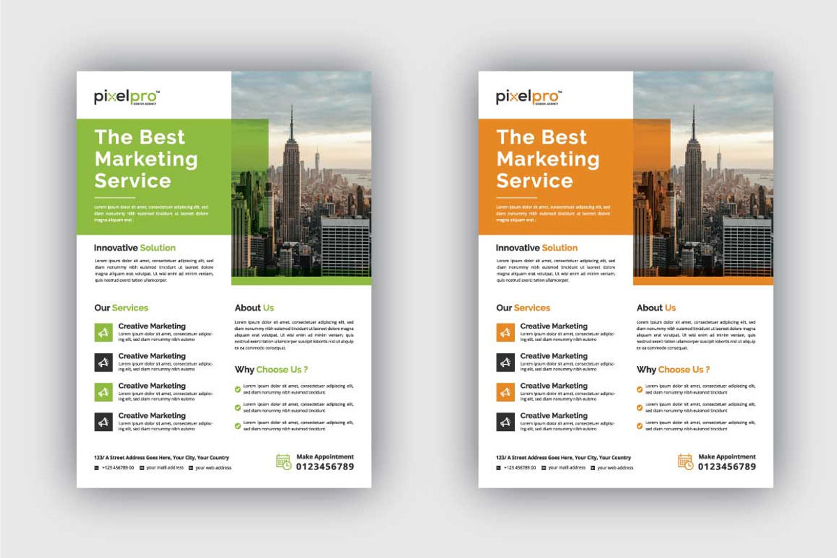 Business Flyer Design Template, a Flyer Template by Pixel Pro (Photo 2 of 2)