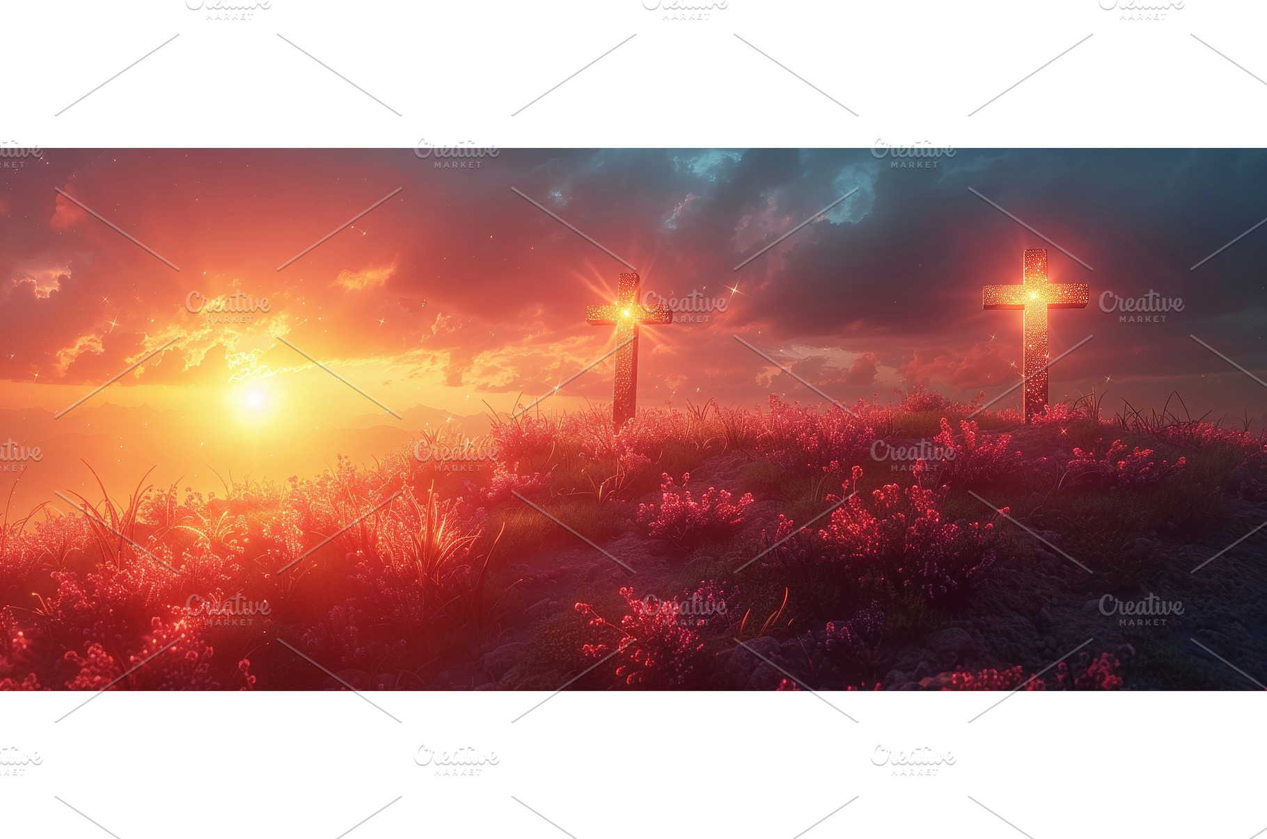 At Sunset, there are silhouettes of, a Background Photo by ZinetroN