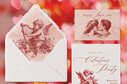 Vintage romance- Valentine's day, a Seasonal Illustration by Pamyatka Shop (Thumbnail 2 of 18)