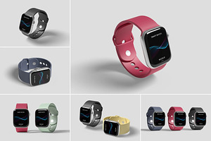 Smart Watch Mockup, a Wearable Device Mockup by Hubzway
