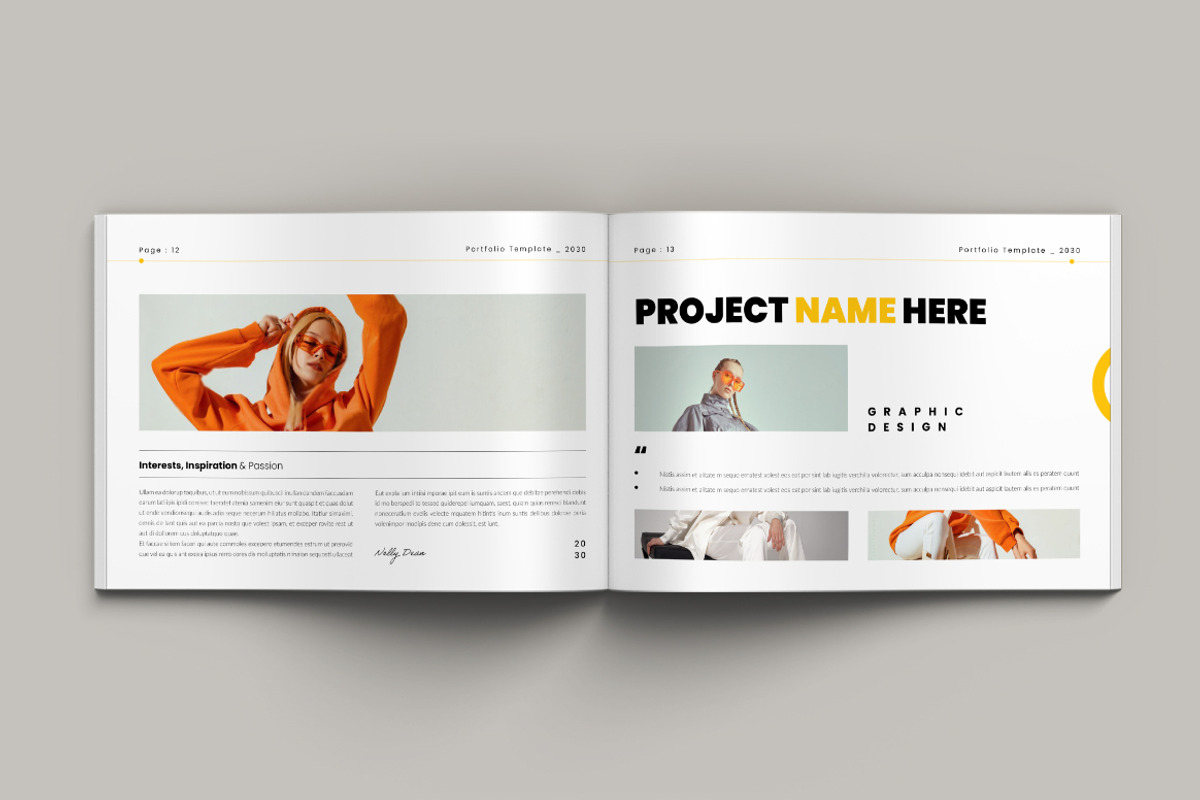 Portfolio Landscape Template, a Brochure Template by Pixelpick (Photo 7 of 9)