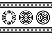Greek Key Meander Pattern Vector, a Pattern Graphic by Saba Vector (Thumbnail 2 of 3)