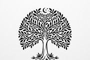 Elegant dream tree silhouette design, a Healthcare Illustration by Amazin_art (Thumbnail 5 of 43)