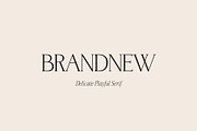 BrandNew Delicate Playful Serif, a Serif Font by BilberryCreates (Thumbnail 1 of 10)