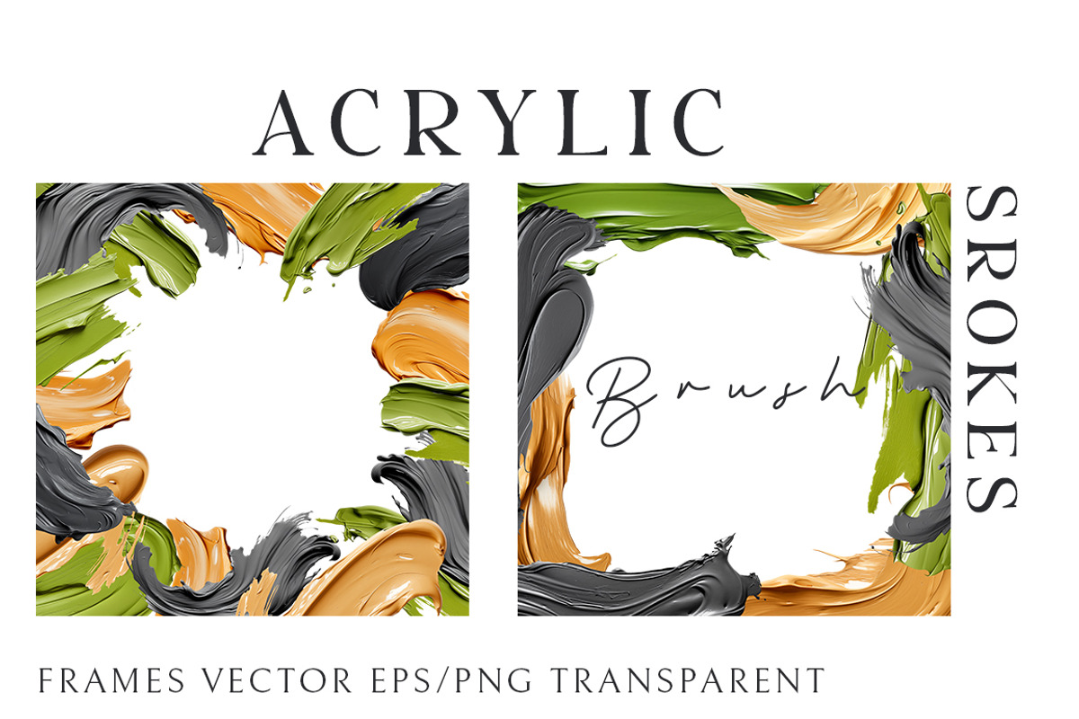 Acrylic Brush Strokes, an Object Graphic by Evgeniia (Photo 10 of 10)