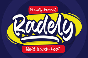 Radely - Bold Script Font