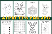 EASTER ACTIVITY BOOK for KIDS - KDP, a Seasonal Illustration by Ink Gallery (Thumbnail 2 of 3)