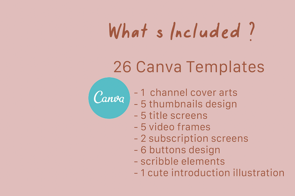 26 Canva Templates Youtube Branding, a Social Media Template by Ivyandpalette (Photo 8 of 10)