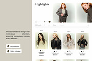 Chic de Rue - Fashion Landing Page, a Landing Page Template by productype1 (Thumbnail 2 of 5)