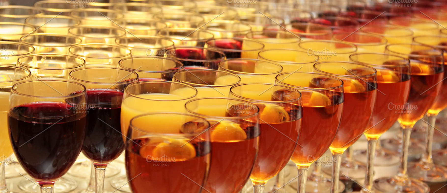 Alcohol glasses, a Photo by saiko3p